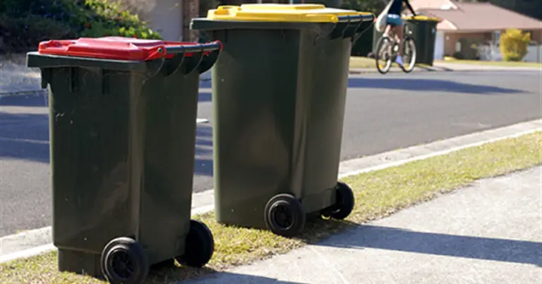 Emptying trash and recycling bins