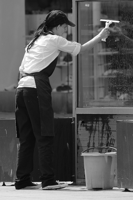 Process of cleaning window