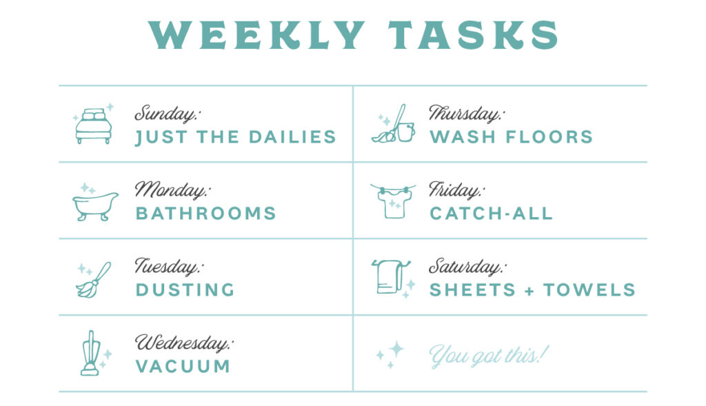 Establish a Cleaning Schedule